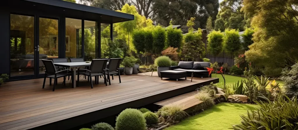 Classic Australian property with modern deck addition