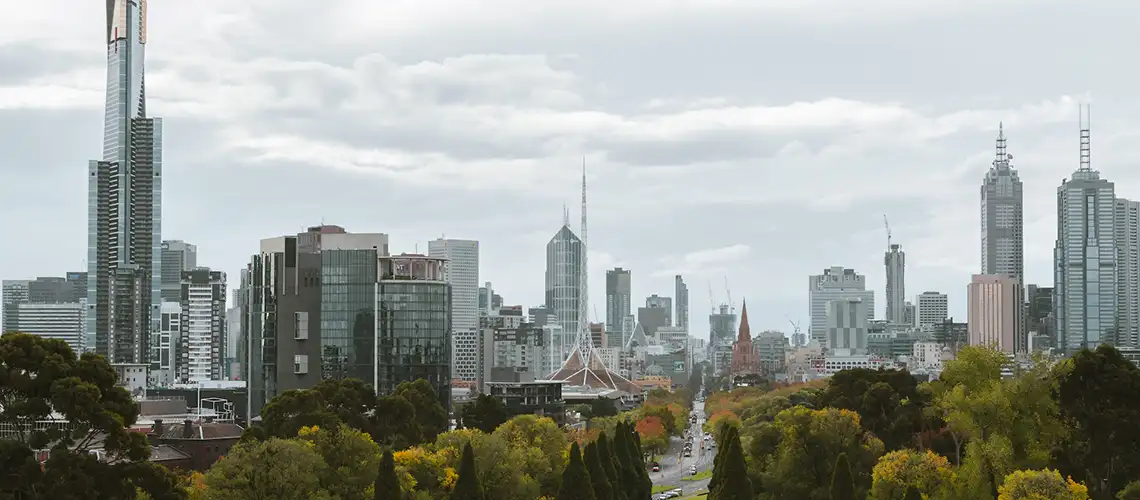 Melbourne property skyline